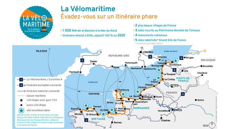 La Vélomaritime, évadez-vous sur un itinéraire phare