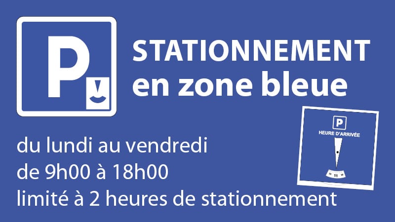 Stationnement en zone bleue - Erquy, site officiel de la Mairie