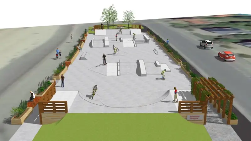 Erquy, projet de street park © Urban Sport Engineering
