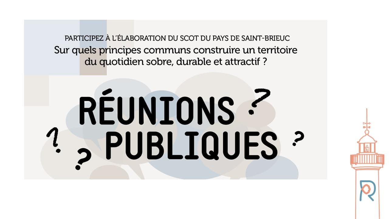 Réunions publiques SCOT Saint-Brieuc