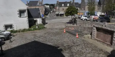 Travaux d’aménagement du square de l’hôtel de ville