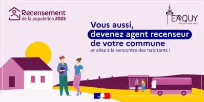 Devenez agent recenseur pour Erquy