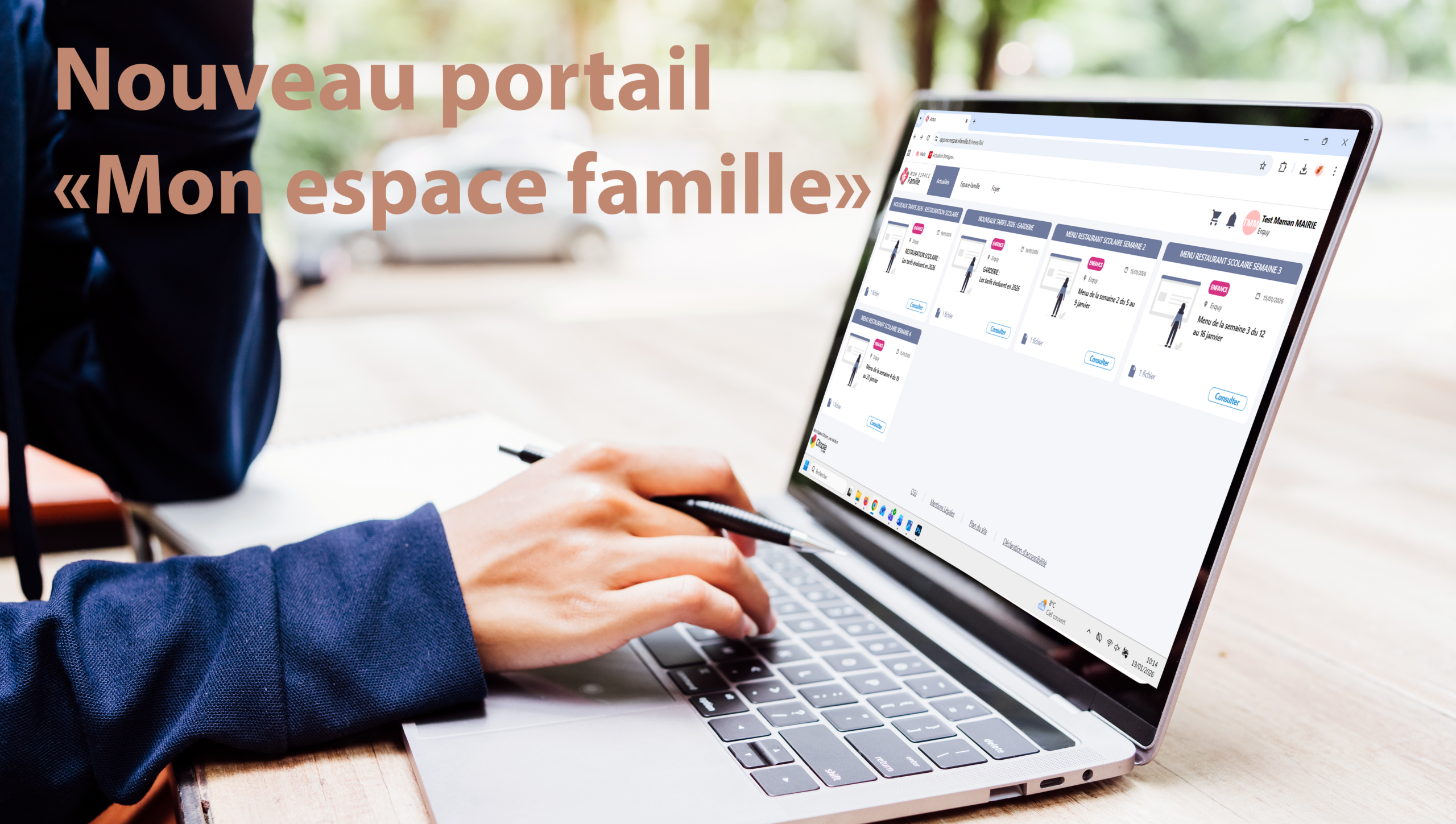 Ouverture du nouveau portail « Mon Espace Famille »